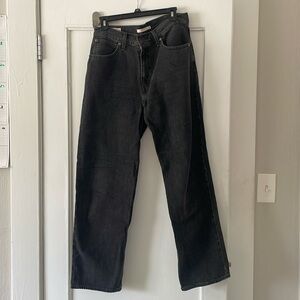 Levi Black Denim Dad Jean
